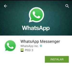 Instalación de WhatsApp